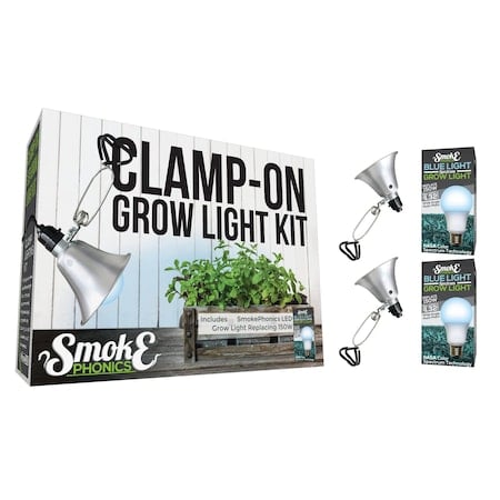SmokePhonics LED Clamp-On Grow Lght, PK2 MPN:601280