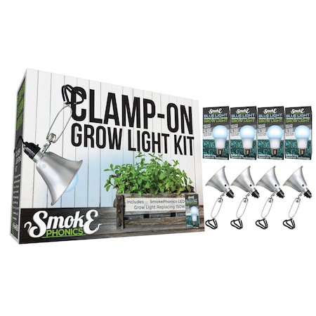 SmokePhonics LED Clamp-On Grow Lght, PK4 MPN:601281