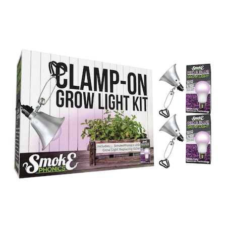 SmokePhonics LED Clamp-On Grow Ligh, PK2 MPN:601283