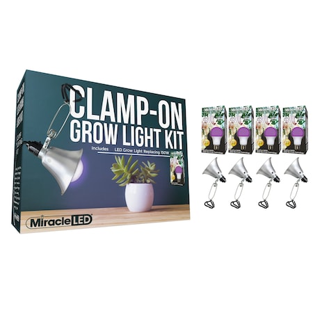 Ultra Grow LED Clamp-On Grow Light, PK4 MPN:601296