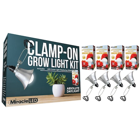 Absolute DayLght LED Clamp-On Grow, PK4 MPN:601299