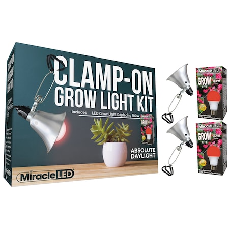 Absolute Daylight LED Clamp-On Grow, PK2 MPN:601301