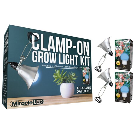 Absolute DayLght LED Clamp-On Grow, PK2 MPN:601304