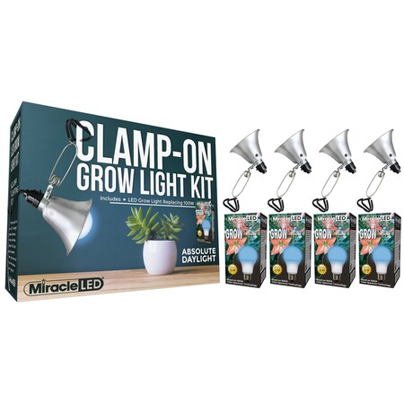 Absolute DayLght LED Clamp-On Grow, PK4 MPN:601305