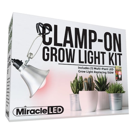Wide Angle LED Clamp-On Grow Light Kit w MPN:601312