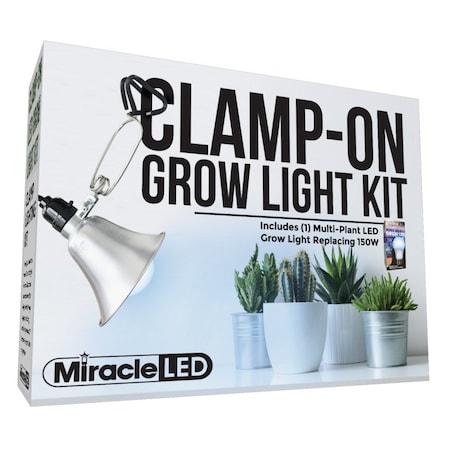 Wide Angle LED Clamp-On Grow Light Kit w MPN:601315