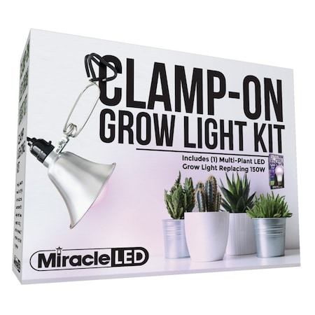 Wide Angle LED Clamp-On Grow Light Kit w MPN:601318