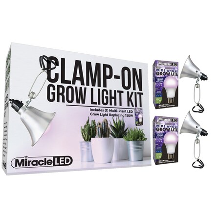 Wide Angle LED Clamp-On Grow Light, PK2 MPN:601319