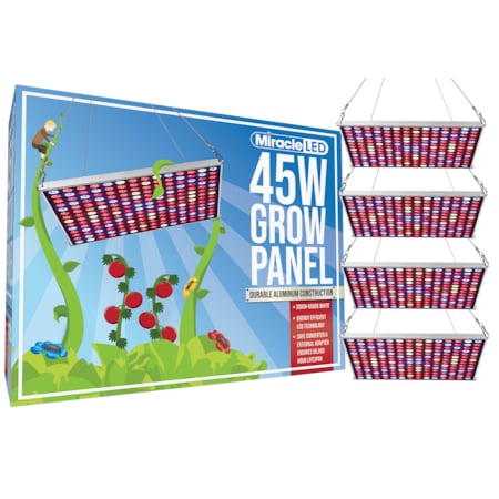 Commercial Hydroponic Multi Spectrum LED Hangable Grow Panel, PK4 MPN:602194