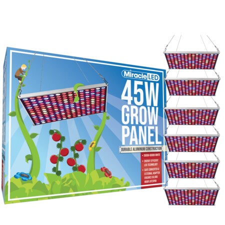 Commercial Hydroponic Multi Spectrum LED Hangable Grow Panel, PK6 MPN:602195