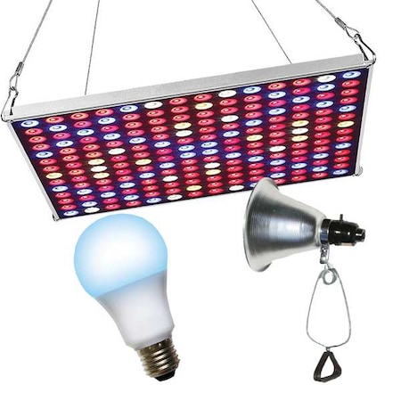 Spectrum LED Grow Panel & Clamp On LED Blue 5 Spectrum Grow Light Kit MPN:602230