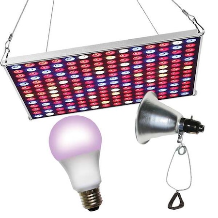 LED Grow Panel & Clamp On LED Red & Blue Spectrum Grow Light Kit MPN:602238