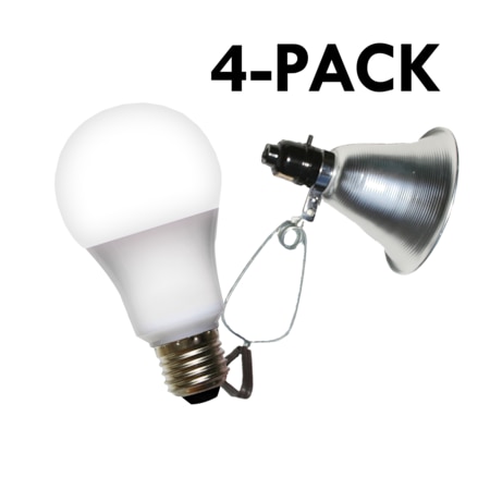 Clamp Lamp Grow Fixture & Full Spectrum LED Grow Light 8 Pcs Kit, PK4 MPN:602276