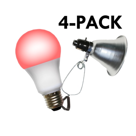 Clamp Lamp Grow Fixture & Red Spectrum LED Grow Light 8 Pcs Kit, PK4 MPN:602284