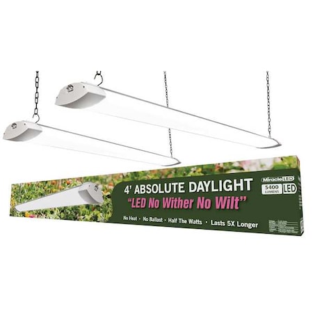 Industrial 4 ft LED Grow Light Hydroponic Full Spectrum Daylight, PK2 MPN:602133