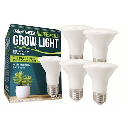 Light Bulb, 120 V, 6 W, 68 mA, LED, PK4 MPN:601825