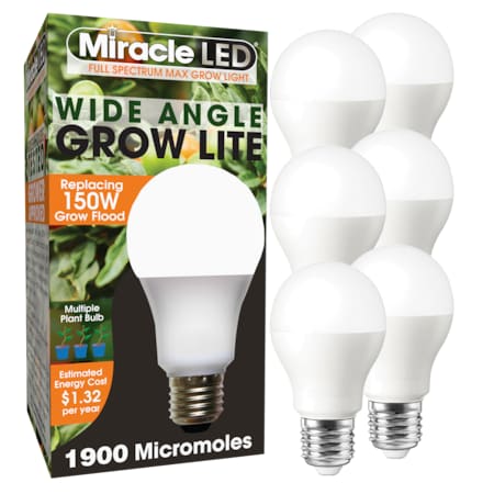 Full Spectrum Multi Plant LED Grow Light Replace 150W, PK6 MPN:602143