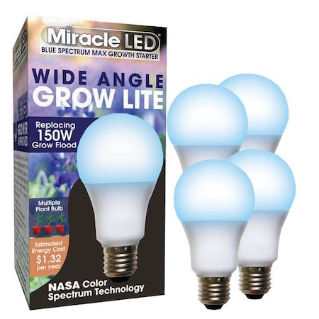 LightBulb, BlueSpcMltPtLEDGrow, 11W, PK4 MPN:602150