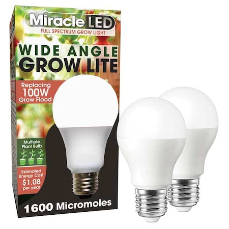 LightBulb, FullSpcMltPtLEDGrow, 11W, PK2 MPN:602157