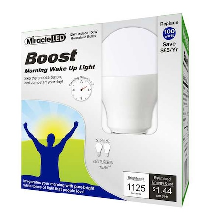 Nature's Vibe Boost Morning Wake Up Light Daylight LED Bulb, PK2 MPN:602204