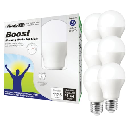 Nature's Vibe Boost Morning Wake Up Light Daylight LED Bulb, PK6 MPN:602206