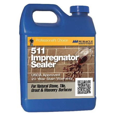 Sealer, 1 qt, 500 sq ft Coverage, PK6 MPN:511QT6