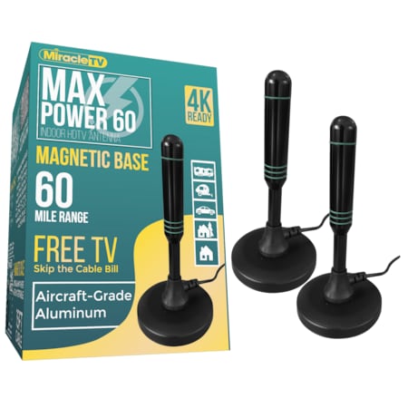 HDTV Antenna, 60 Watt, Weatherproof, PK 2 MPN:602796