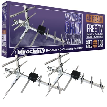 MiracleTV, Power Grid Outdoor HDTV, PK 2 MPN:602798