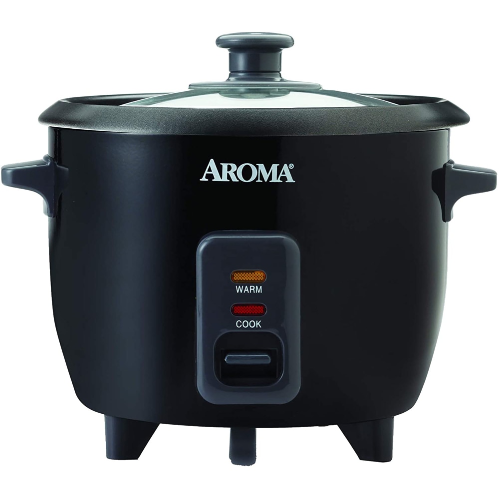 Aroma ARC-363-1NGB 6-Cup Pot Style Rice Cooker, Black MPN:ARC-363-1NGB