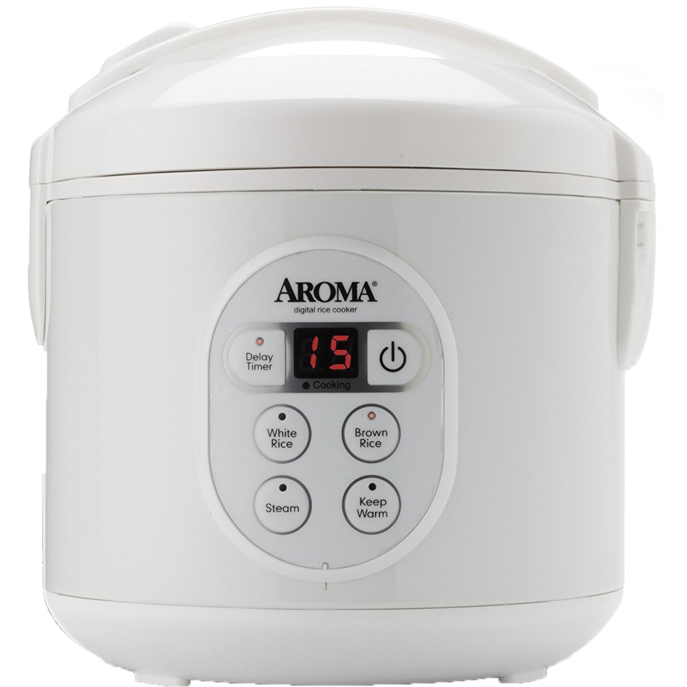 Aroma ARC-914D 4-Cup Cool-Touch Rice Cooker, Silver MPN:ARC-914D