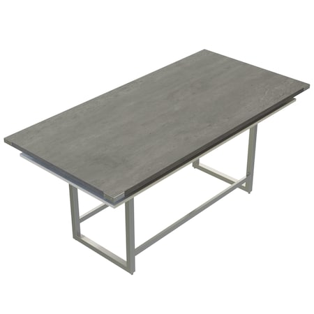 Conference Table, Steel Frame, Silver MPN:MRCH8SGY