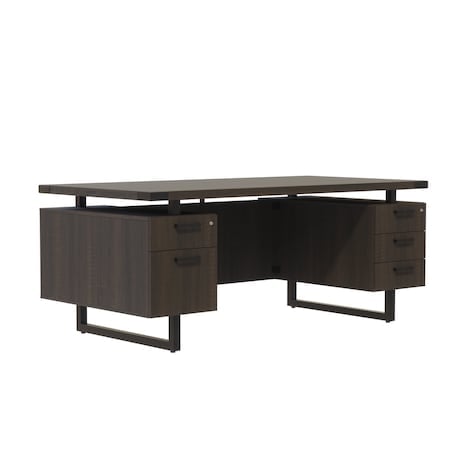 Office Desk, 36 in D X 29 1/2 in H, 72 in W X MPN:MRDBF7236STO