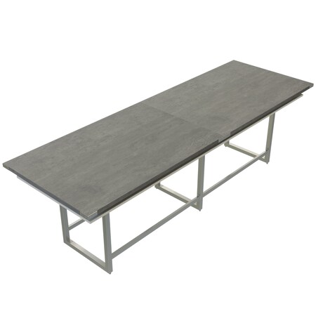 Conference Table, Steel Frame, Silver MPN:MRH12SGY