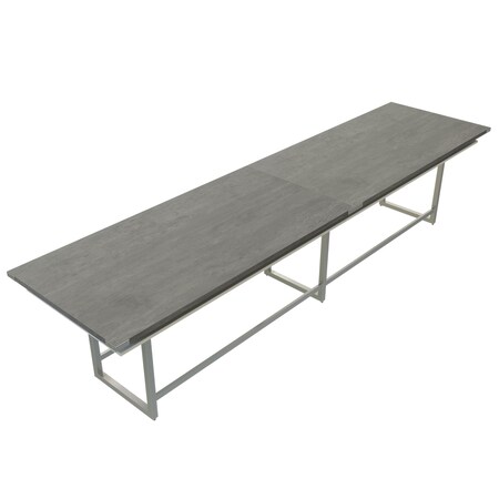 Conference Table, Steel Frame, Silver MPN:MRH16SGY