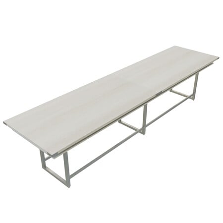 Conference Table, Steel Frame, Silver MPN:MRH16WAH