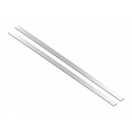 Strips, 48 in L, 2 in W, 1/8 in H, Mirror MPN:20248