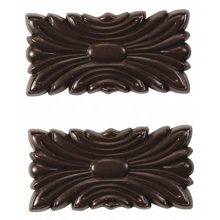 Seam Plates, 3 in L, 1 1/2 in W, 1/4 in H, Cherry Walnut MPN:53502
