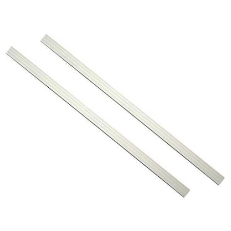 Strips, 36 in L, 1 1/2 in W, 1/4 in H, Dove White MPN:88236