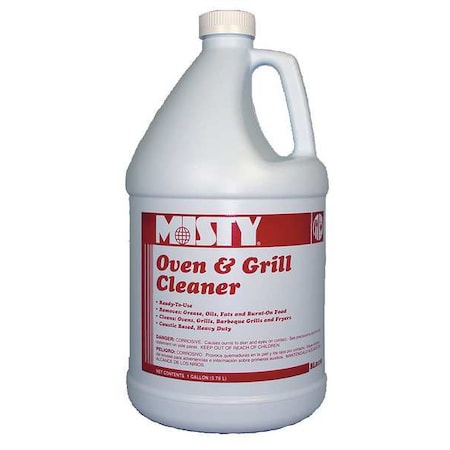 Oven & Grill Cleaner, 1 gal., Lemon, PK4 MPN:1038695