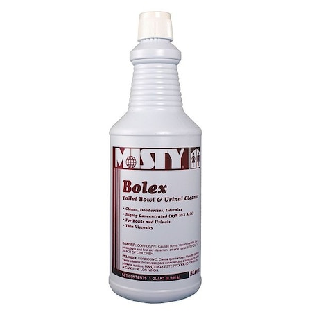 Bowl And Urinal Cleaner, 1 qt, Bottle, PK12 MPN:1038799
