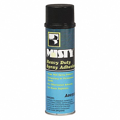 Spray Adhesive 12 fl oz Aerosol Can PK12 MPN:A00315