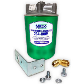 Mitco 264-100BM Spin-On Oil Filter Complete W/Top All Residential & Light Commercial 264-100BM - Pkg Qty 12