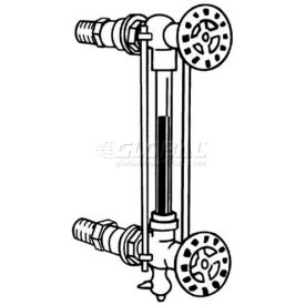 Mitco B133M Gauge Glass & Valve Set 1/2