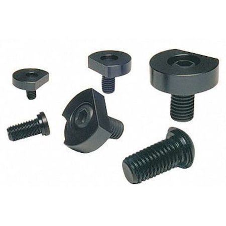 Machnble Fixture Clamps, 1/4-20, 1/2in, PK4 MPN:10504