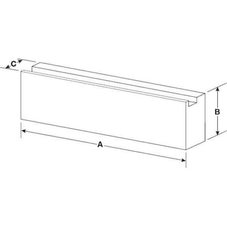 Steel Jaw Set without Holes, 8in, PK2 MPN:33068
