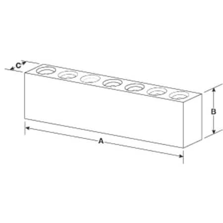 Steel Vise Jaw Set, No Mount Hole, 8in, PK2 MPN:33168