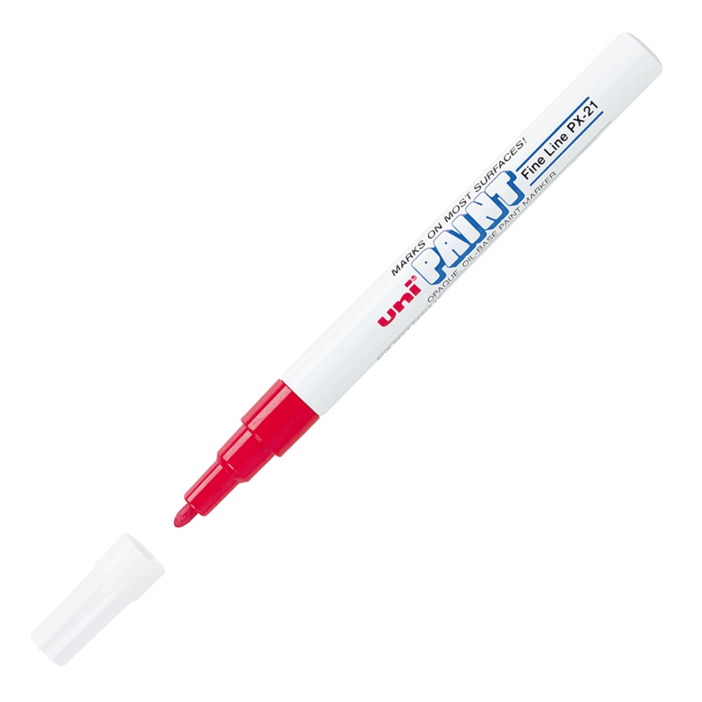 Uni-Paint Markers, Fine Point, Red, Pack Of 12 (Min Order Qty 3) MPN:63702DZ