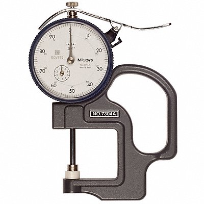 Dial Thickness Gauge 0 to 1 Range MPN:7304A