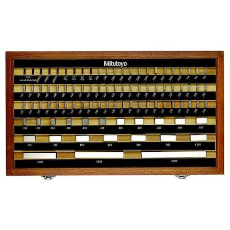 BE-81-0A/A Rectangular Gage Block Set Grade 0 MPN:516-902-26