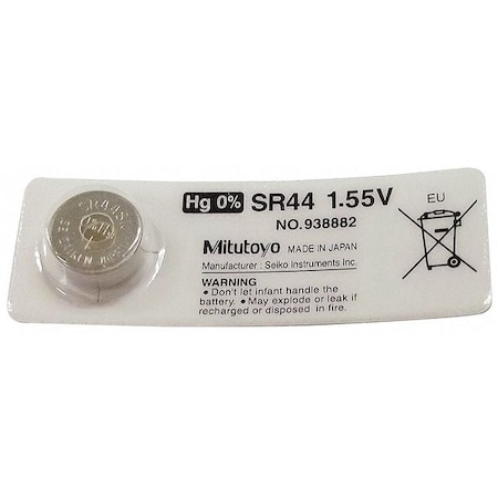 SR44 Button Cell Battery, 1.55 V MPN:938882